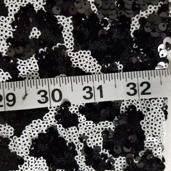 Guess Women Size 2 Fully Sequined Mini Dress Coquette Holiday Party Sparkle HOCO - Picture 11 of 12